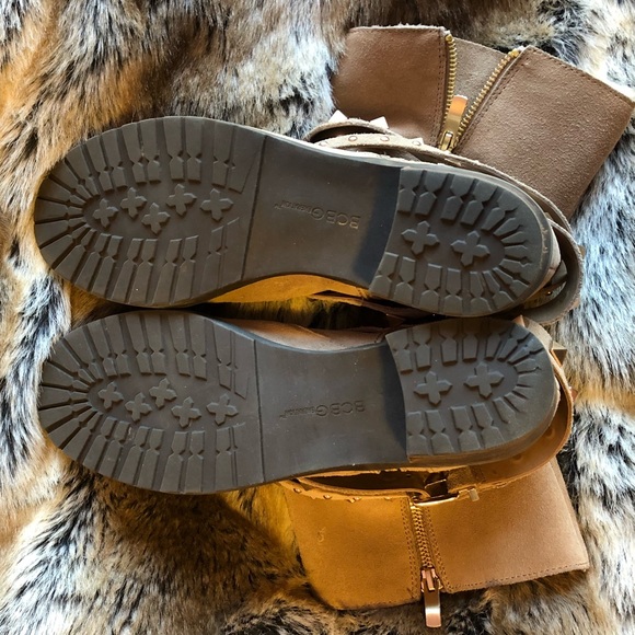 BCBGeneration Studded Suede Ankle Boots - Picture 7 of 10